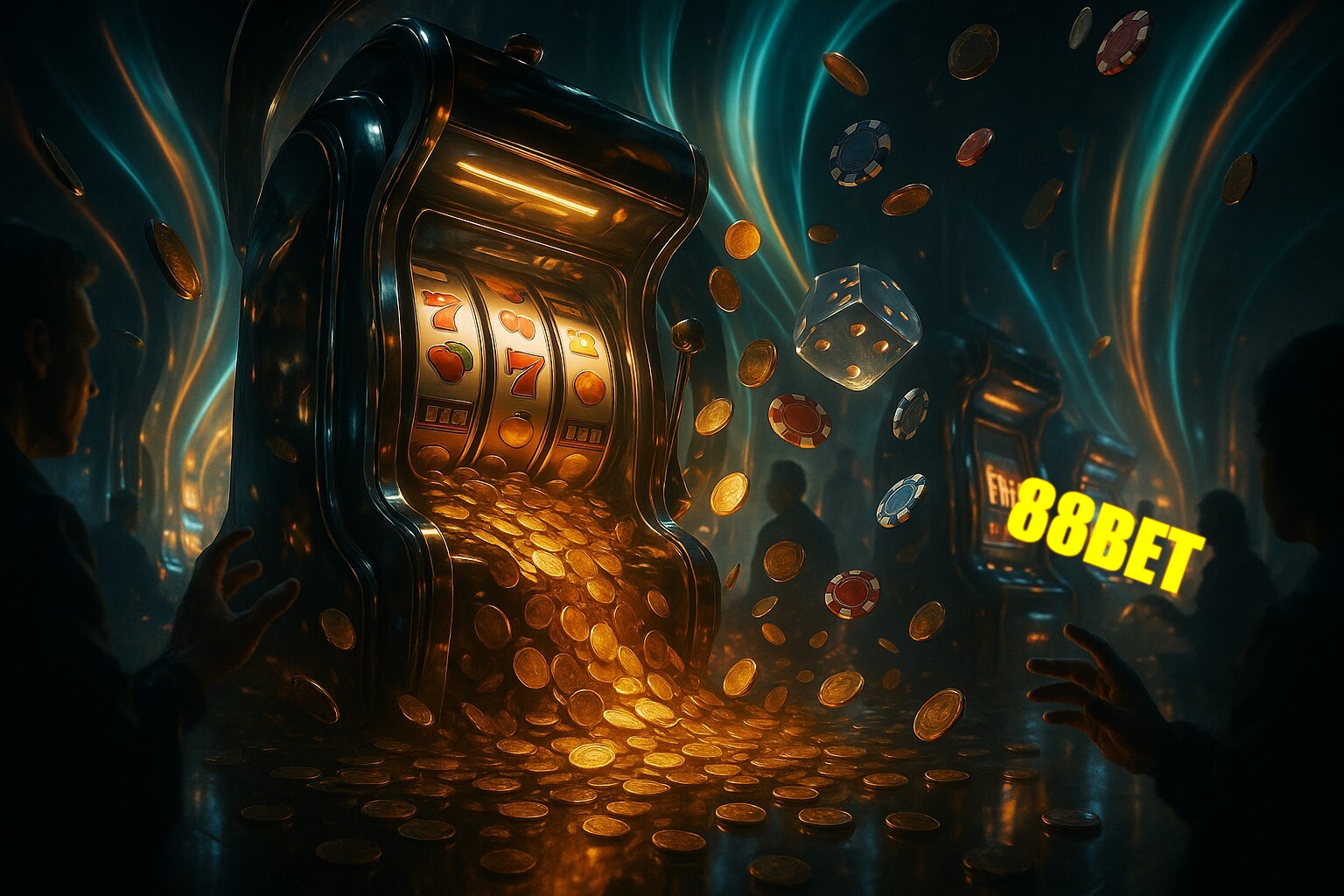 Diversos jogos de caça-níqueis